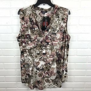 Cocomo Floral Sleeveless Top